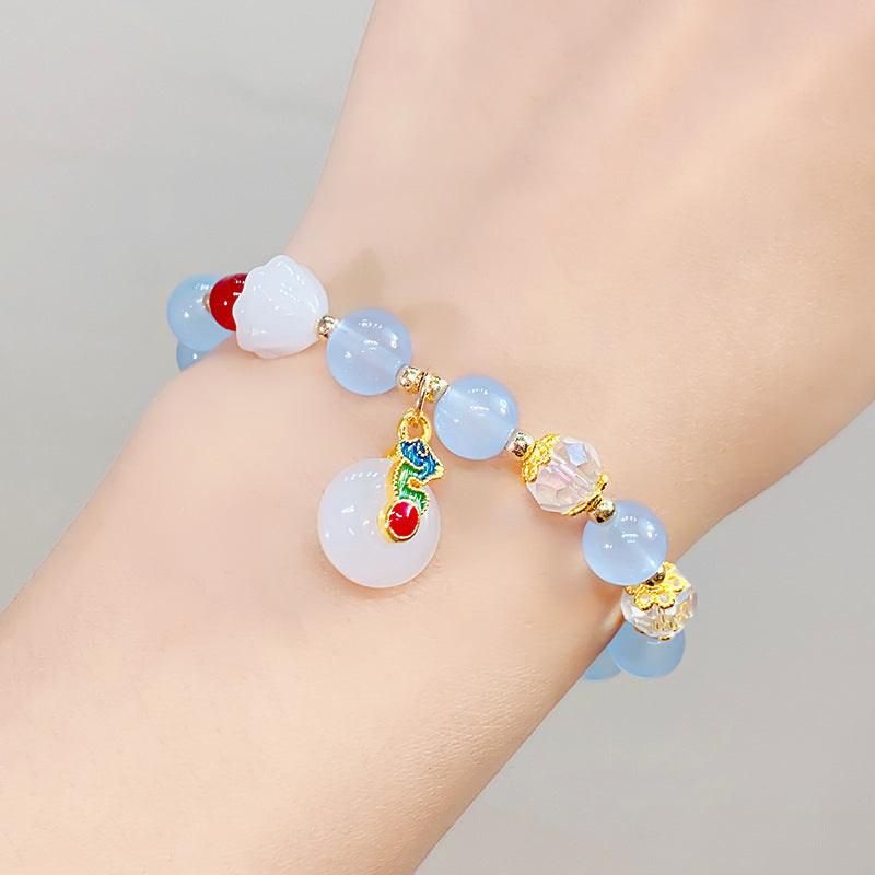 Safety Buckle Sweet Tassel Hand Toy Bracelets