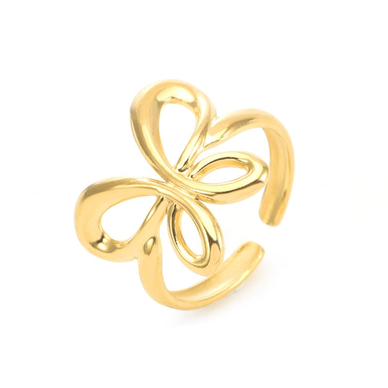 Hollow Heart Stainless Steel Open Five-pointed Star Butterfly Bracelets