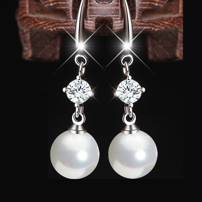 Women's Artificial Pearl Short Long Eardrops For Earrings