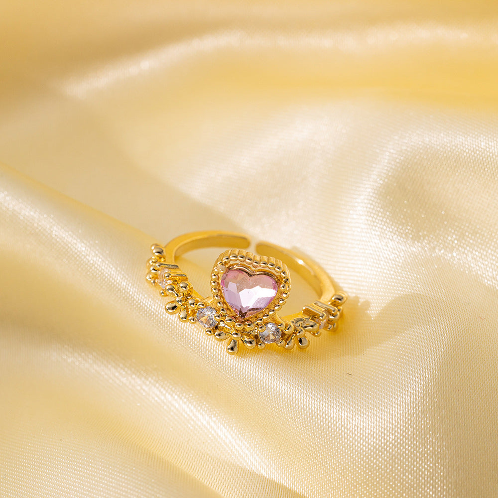 Adjustable Simple Real Gold Electroplated Delicate Super Rings