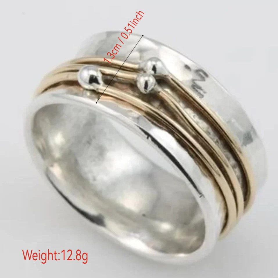 Women's & Men's Steel Wire Wide Surface Minimalist Design Rings