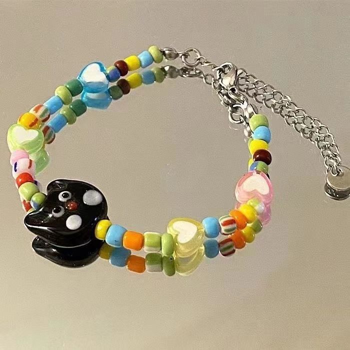 Colorful Beads Female Design High-grade Adjustable Bracelets