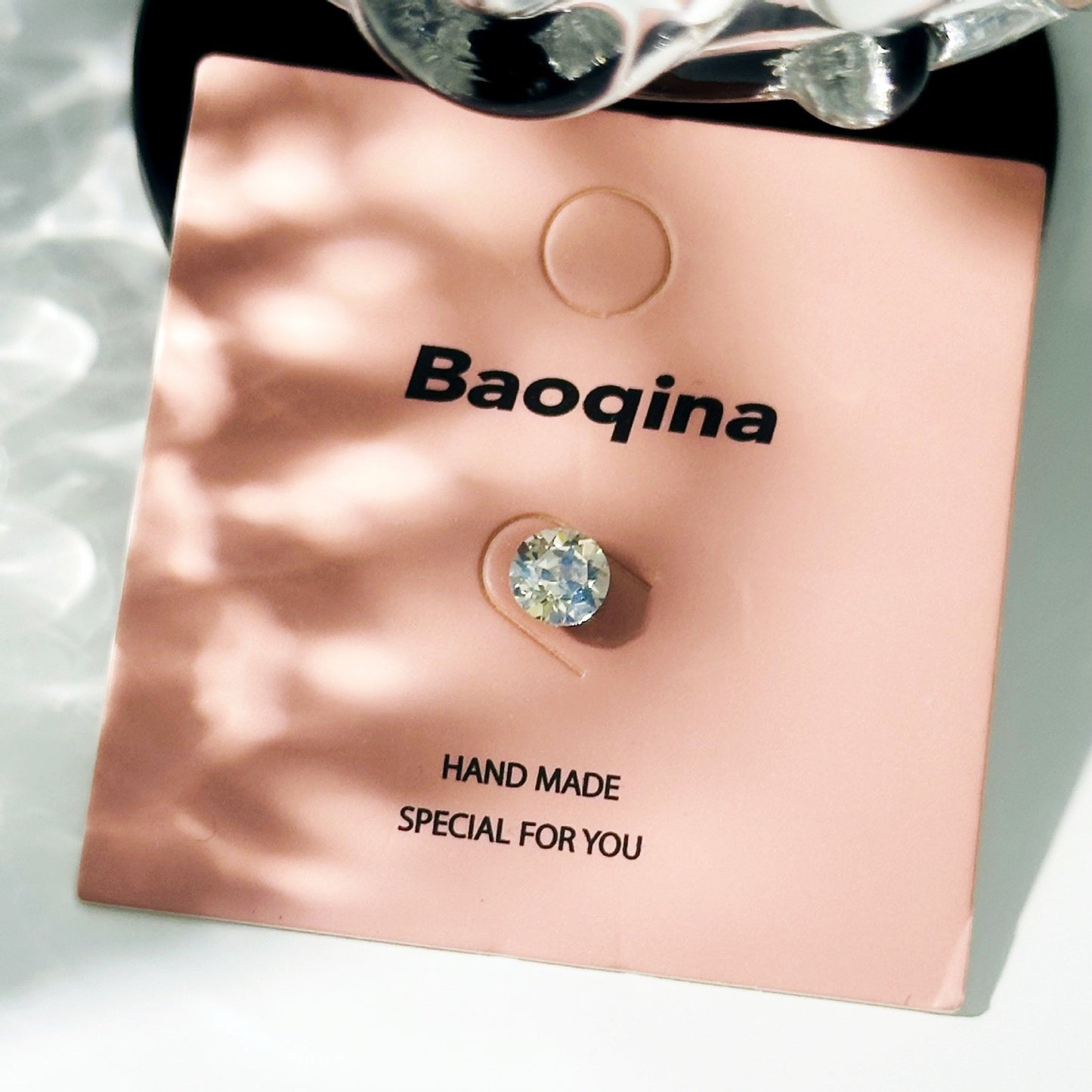 Titanium Steel Niche Super Flash Ear Bone Pin Small Earrings