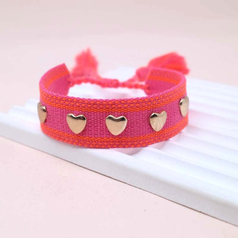 Letter Popular Hand-woven Wrist Strap Embroidered Bracelets