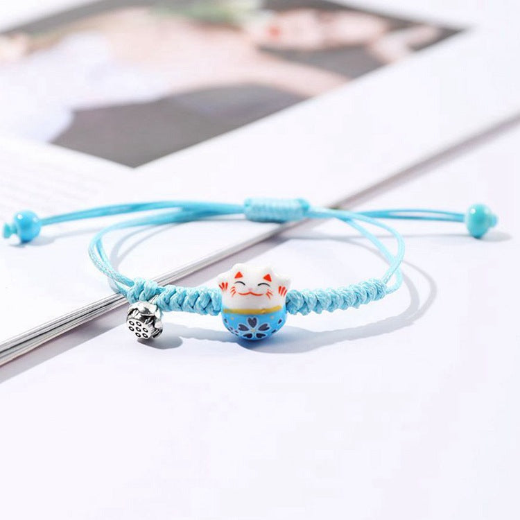 Ornament Woven Female Antique Ethnic Style Bracelets