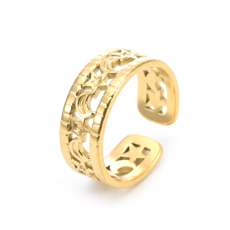 Hollow Heart Stainless Steel Open Five-pointed Star Butterfly Bracelets
