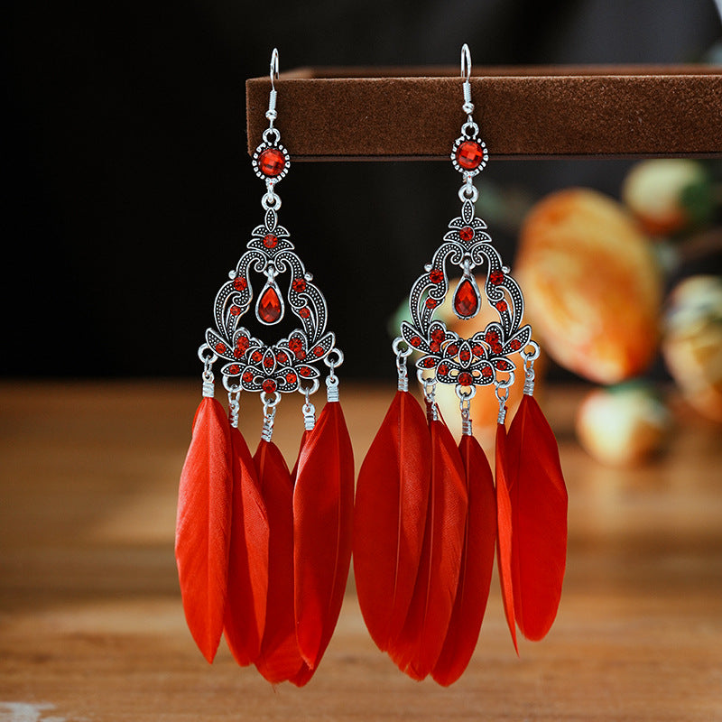 Versatile Innovative Feather Your Daisy Ornament Earrings