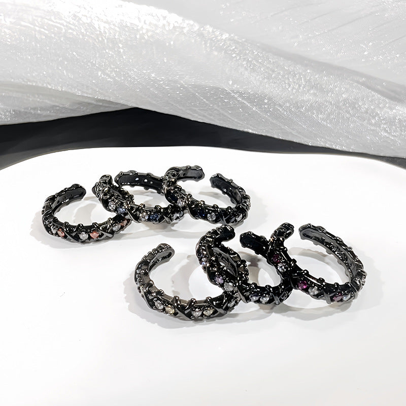 Diamond Zircon Special Interest Light Luxury Versatile Rings