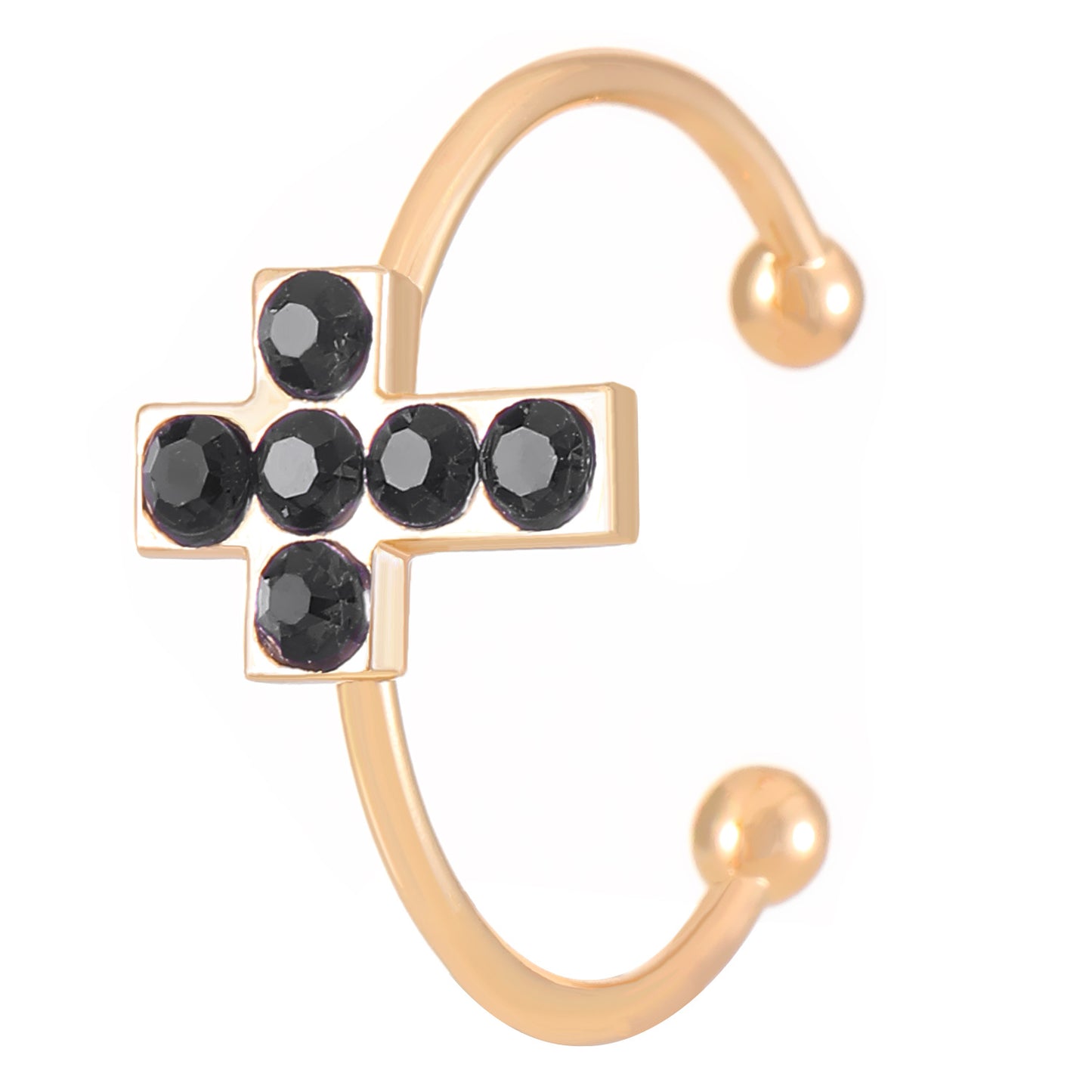 Love Cross Open Female Special Interest Rings