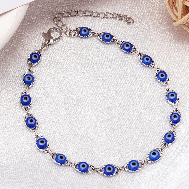 Design Simple Assorted Color Devil's Eye Bracelets