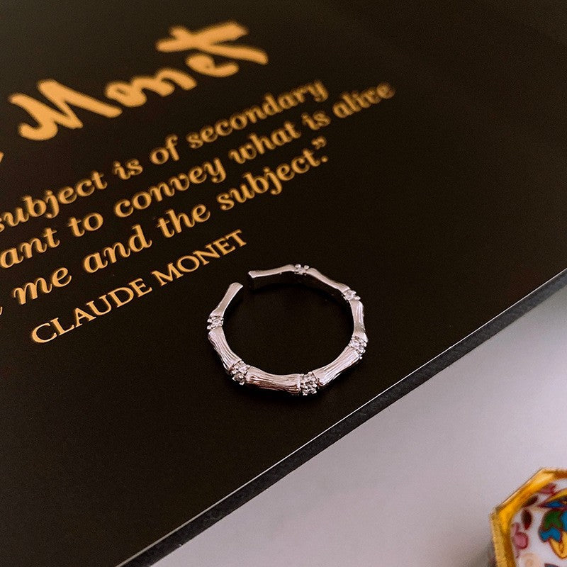 Women's Affordable Luxury Titanium Steel Index Finger Rings