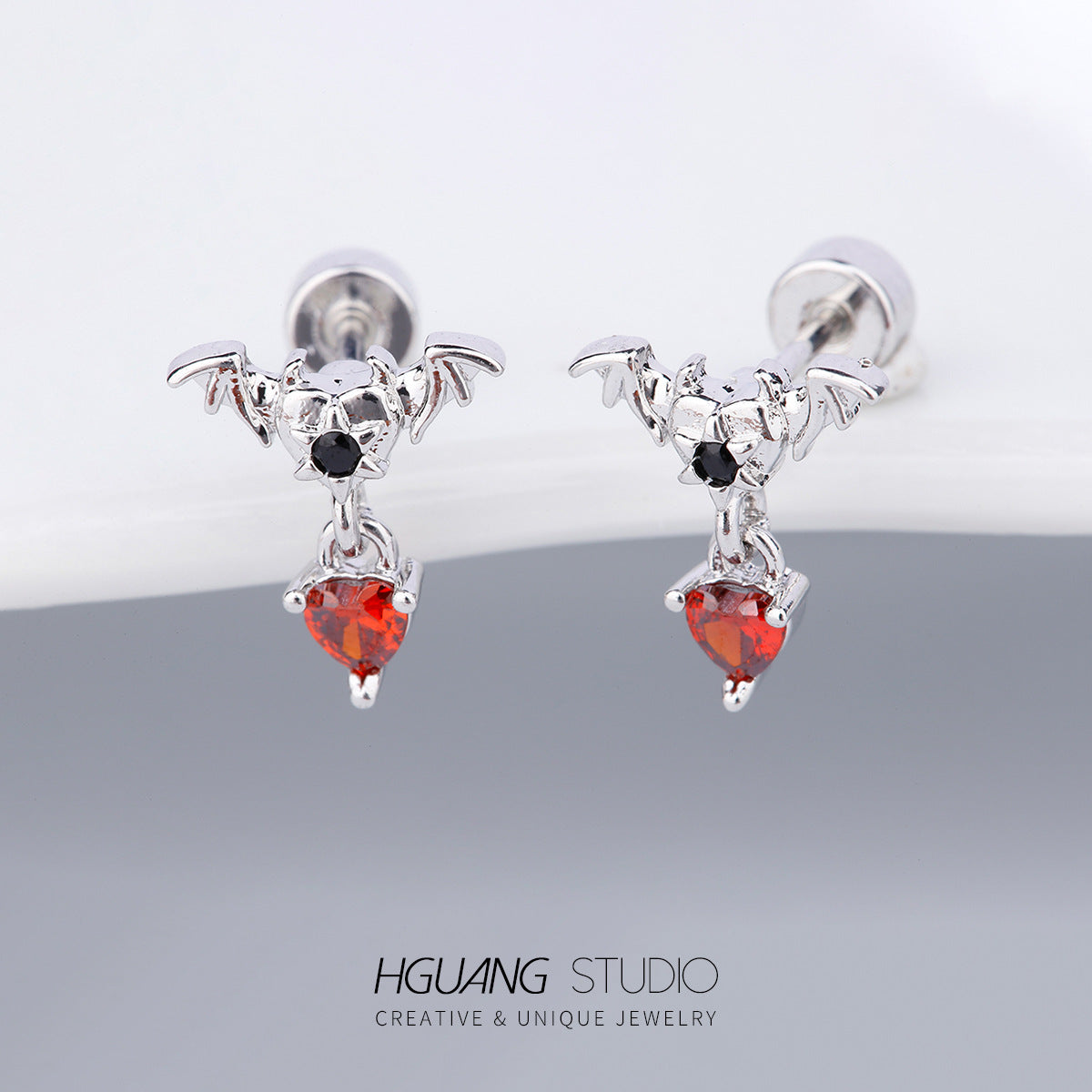 Titanium Steel Gold Plated Ear Bone Earrings