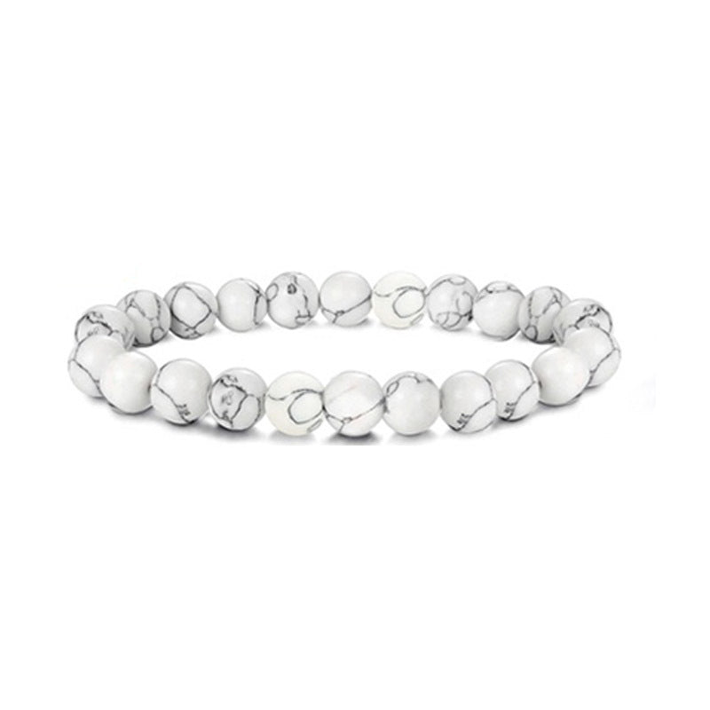 Men's Tigereye Beaded Ornament Haematite Obsidian White-barked Bracelets