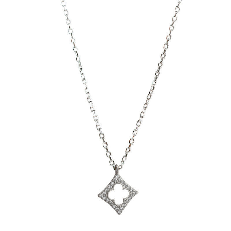 Full Diamond Mori Style Summer Fresh Clavicle Chain Light Luxury Necklaces