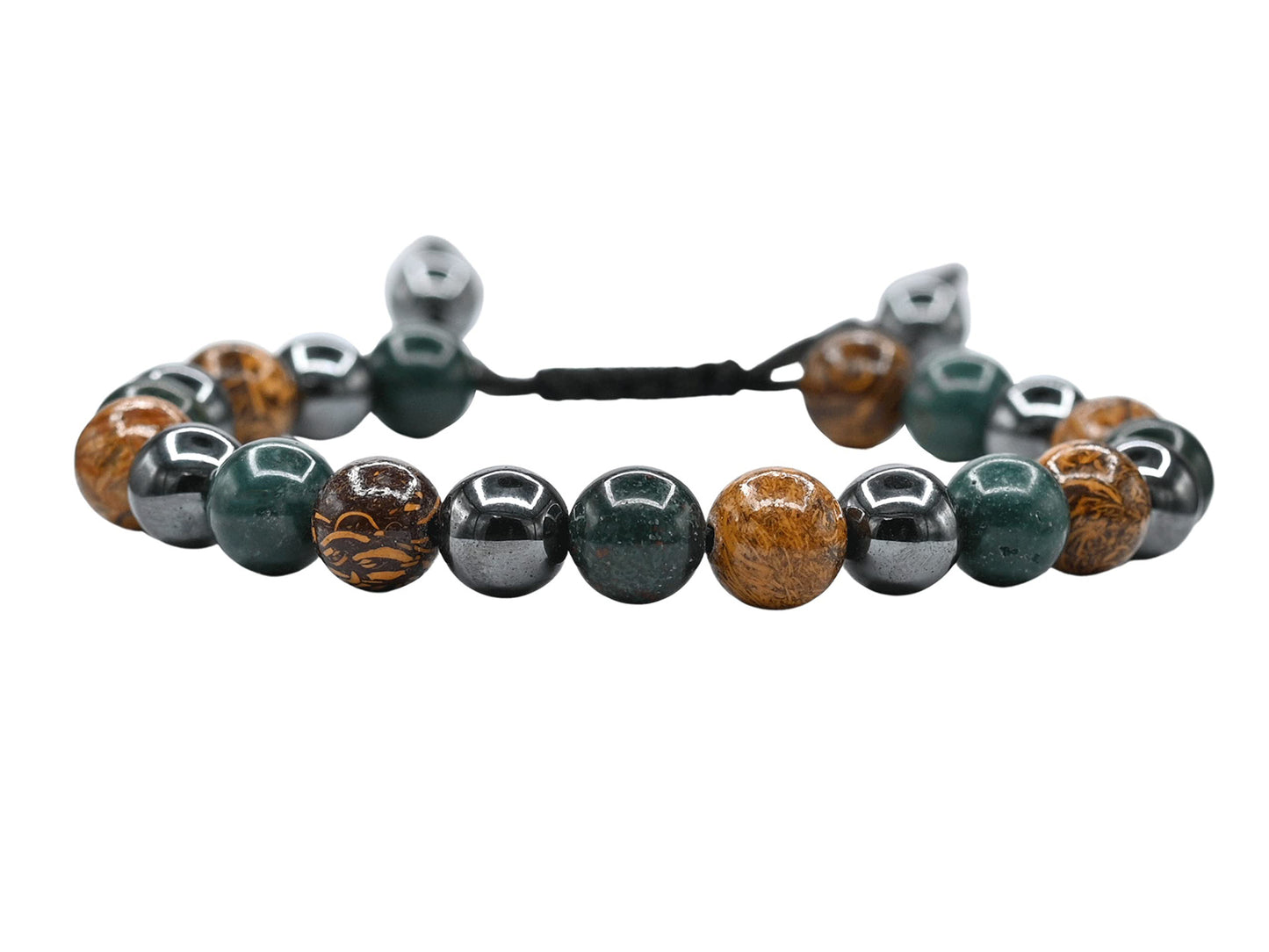 Stone Fluorite Hematite Tiger Eye Rose Bracelets