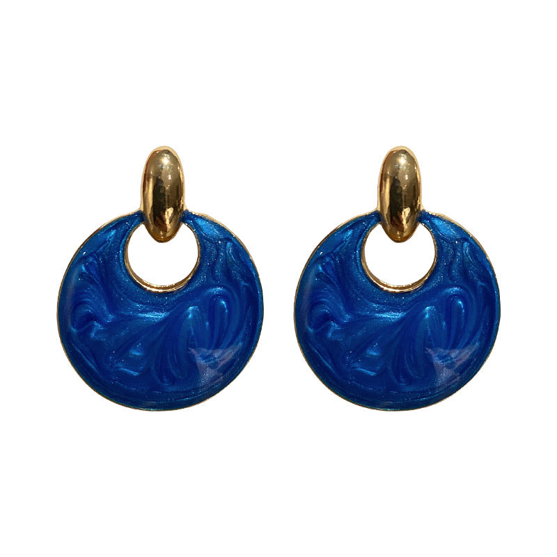 Needle Geometric Irregular Personality Trendy Style Retro Earrings