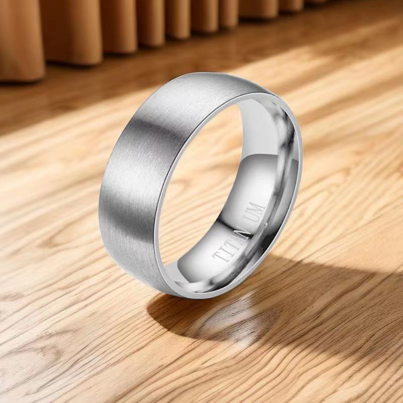 Men's Stainless Steel Titanium High-grade Hip Hop Niche Wind Rings