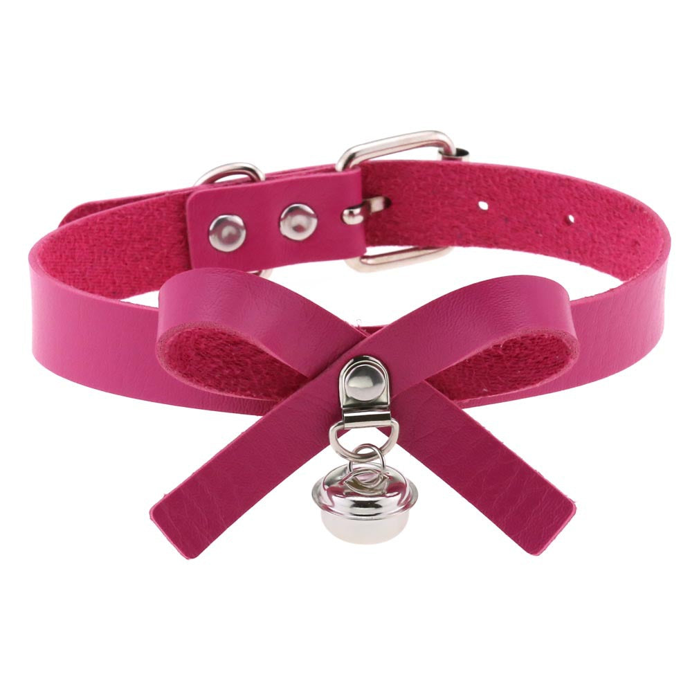 Punk Soft Graceful Bow Neckband Sexy Clang Collar