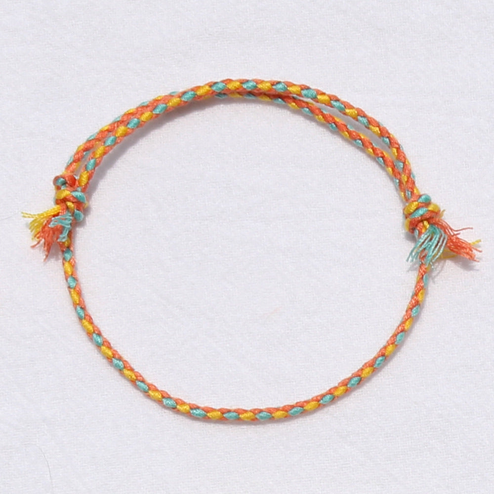 Hand-woven Tibetan Hand Rub Thread Carrying Bracelets