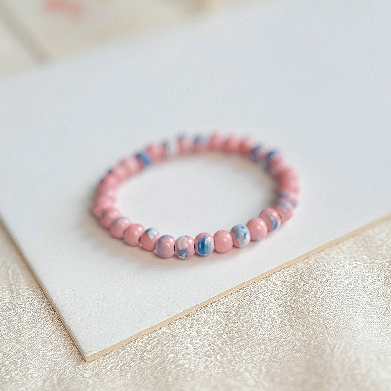 Chinese Ancient Style Beaded Simple Fresh Girlfriends Bracelets