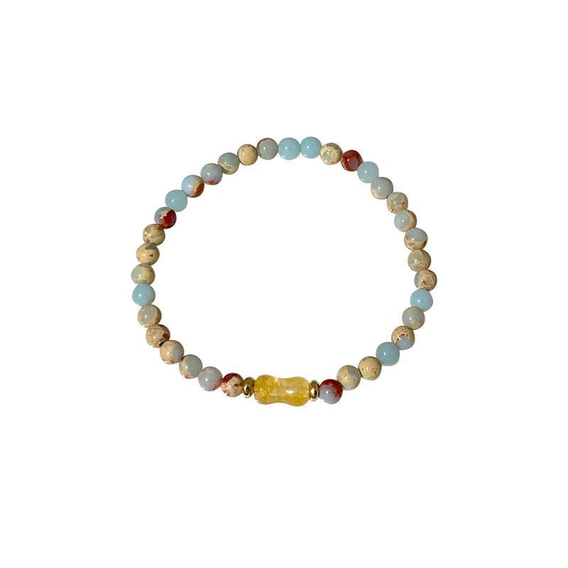 Women's Rope Stone Beaded Couple Girlfriends Vintage Bracelets