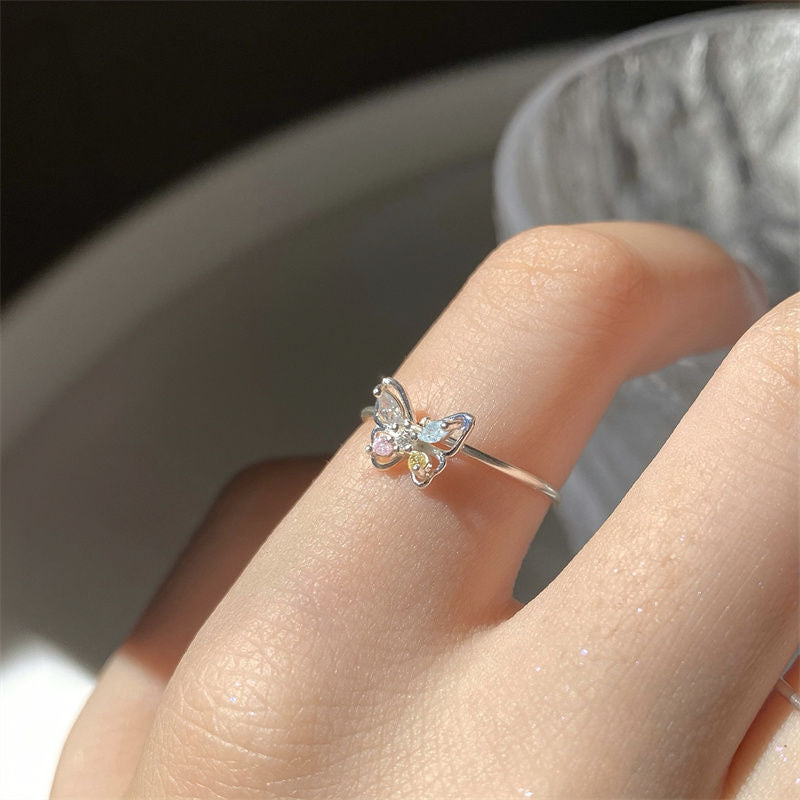 Three-dimensional Zircon Female Simple Design For Rings