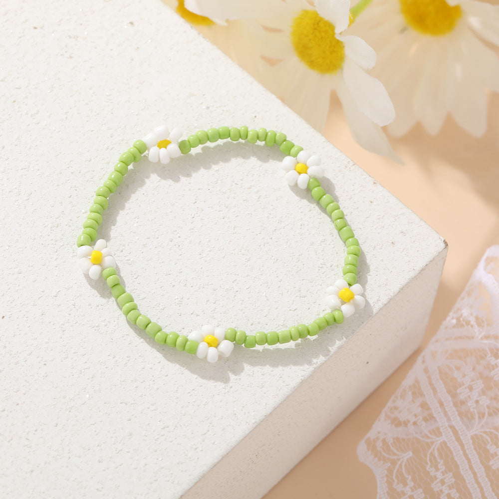 Women's Bead Elastic String Beaded Bohemian Beach Vacation Bracelets