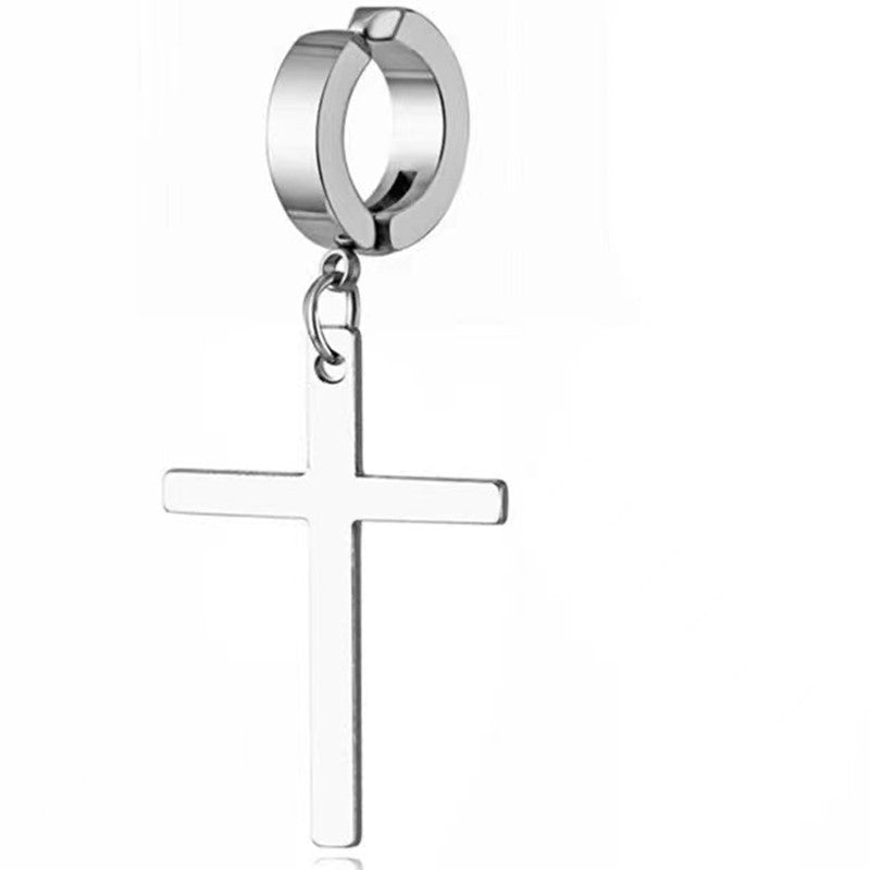 Stainless Steel Cross Shelf No Pierced Rings