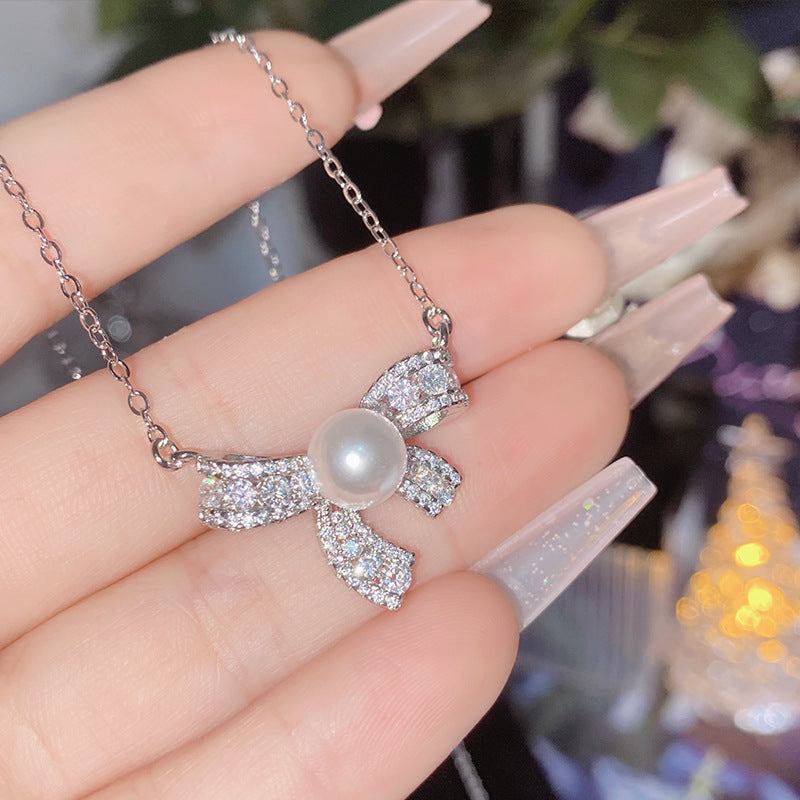 Home French Suit Shell Pearls Freshwater Ear Jewelry Set