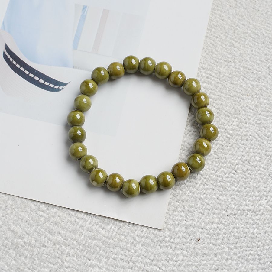 Ceramic Trinkets Flower Glaze Beads Characteristic Bracelets