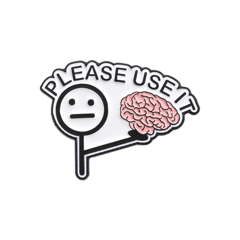Series Combination Creative English Role Play Brooches