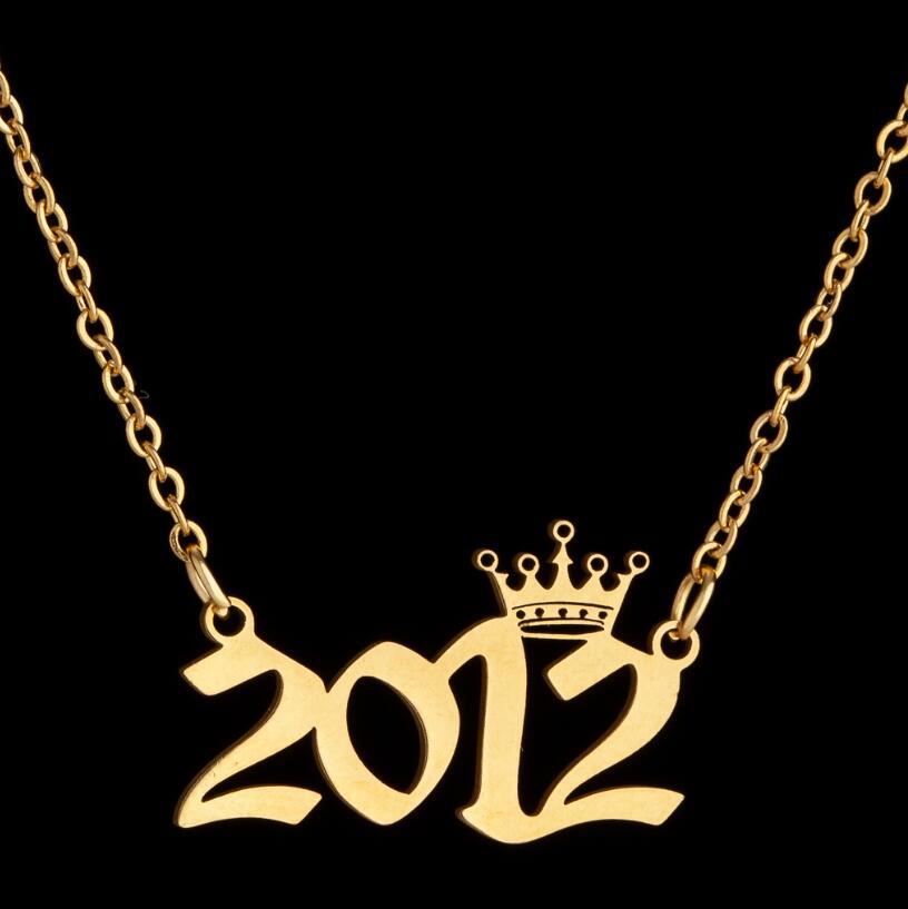 Women's Wind Lucky Digital Angel Clavicle Chain Necklaces