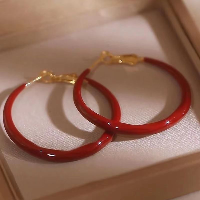Love Big Circle High Sense Refined Earrings