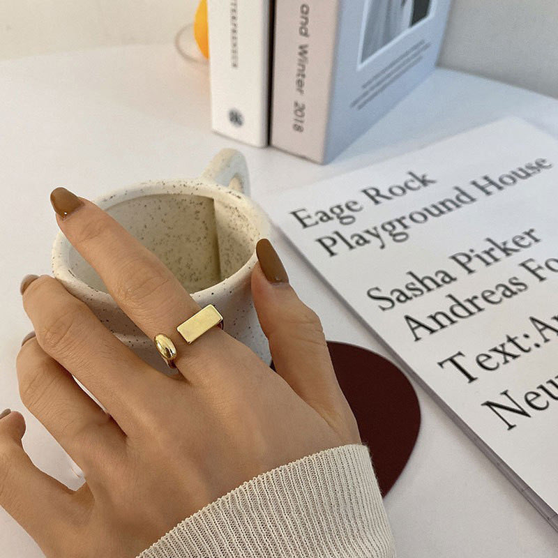 Women's More Than Ornament For Minority Elastic String Small Rings