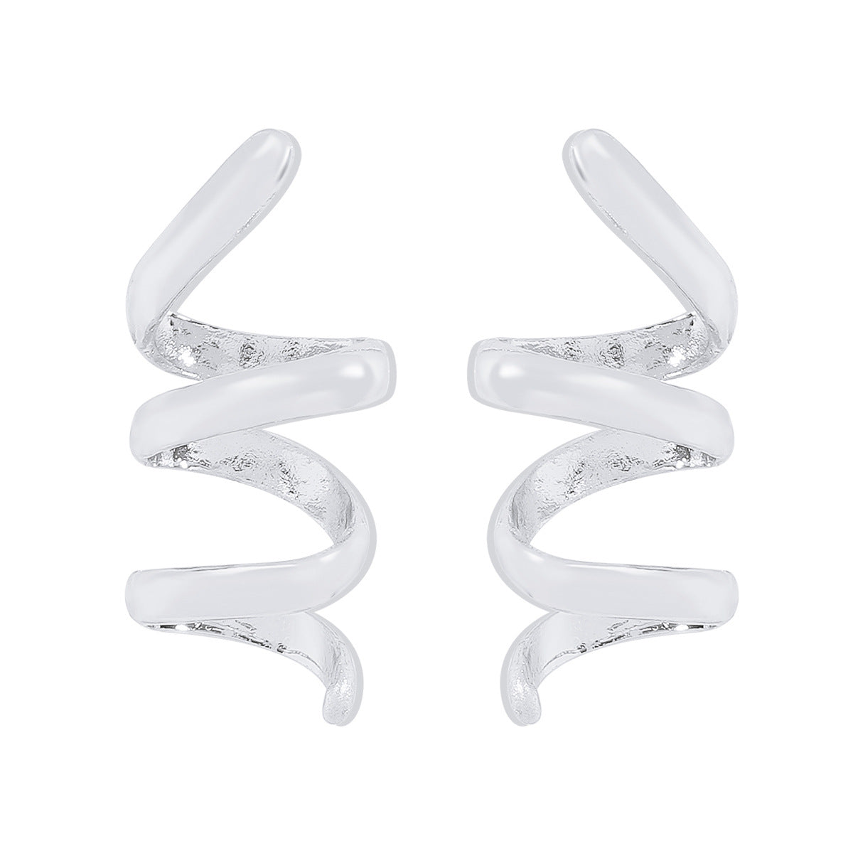 Women's Lines Metallic Asymmetric Geometric Ear Fashion Rings