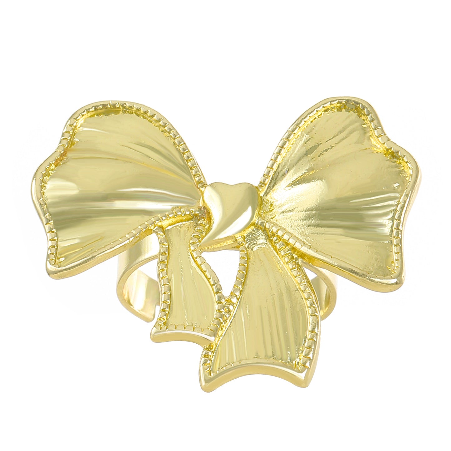 Women's Vintage Bow Love Heart-shaped High Sense Rings
