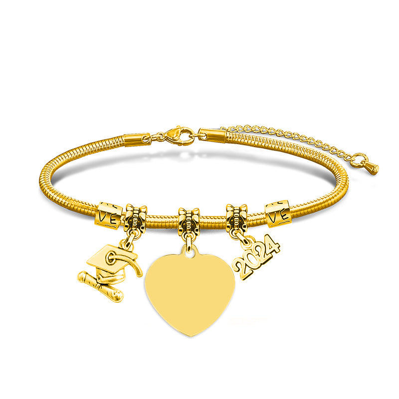 Steel Snake Bone Blank Material Holiday Bracelets