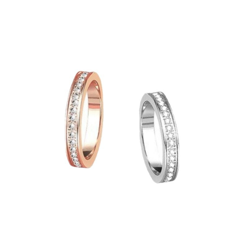 Women's & Men's Titanium Steel Home Valentine's Day Gift Rings