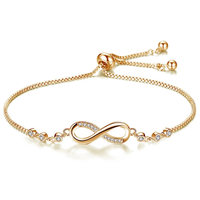 Popular Fashion Personality Adjustable Full Diamond Lucky Bracelets