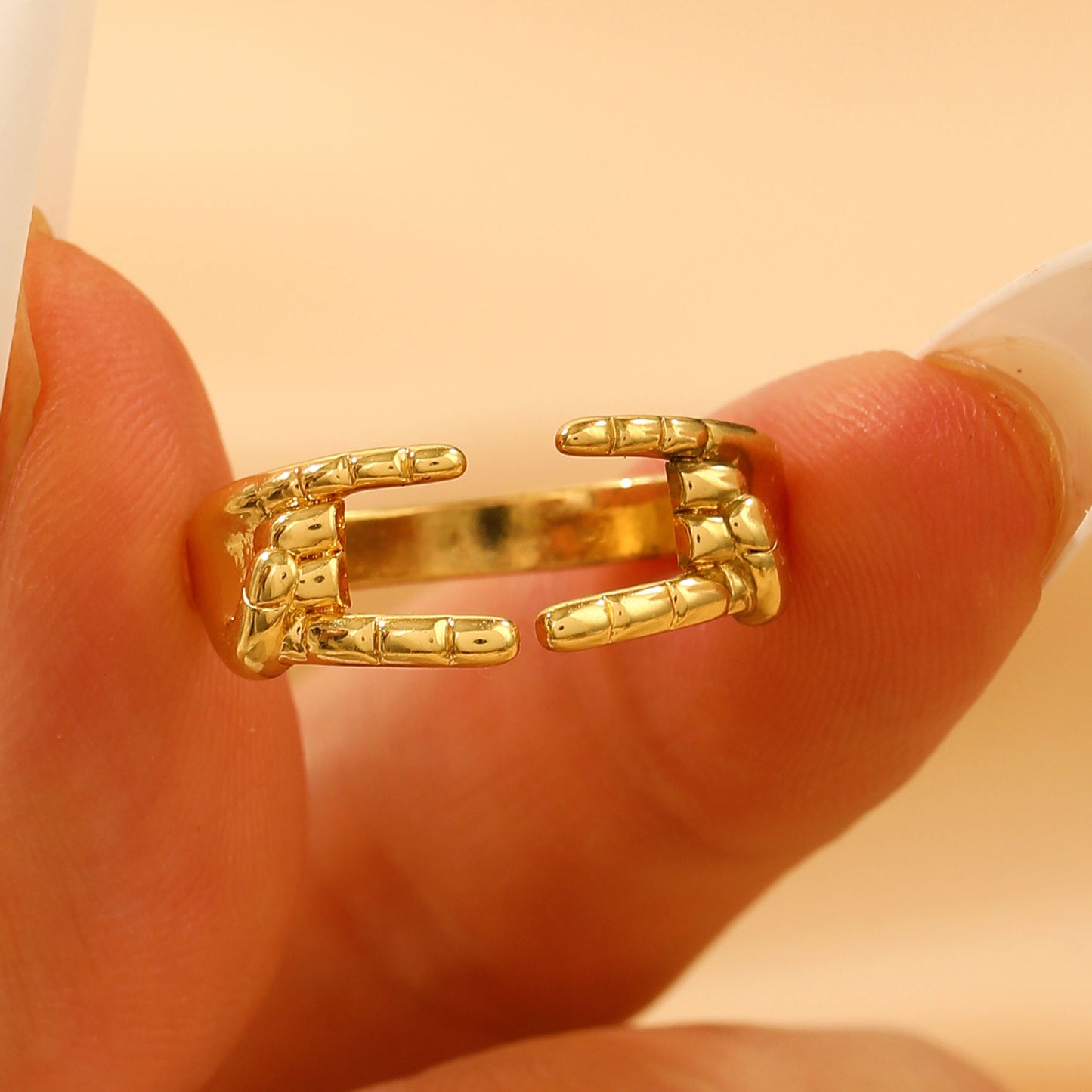 Love Cross Open Female Special Interest Rings
