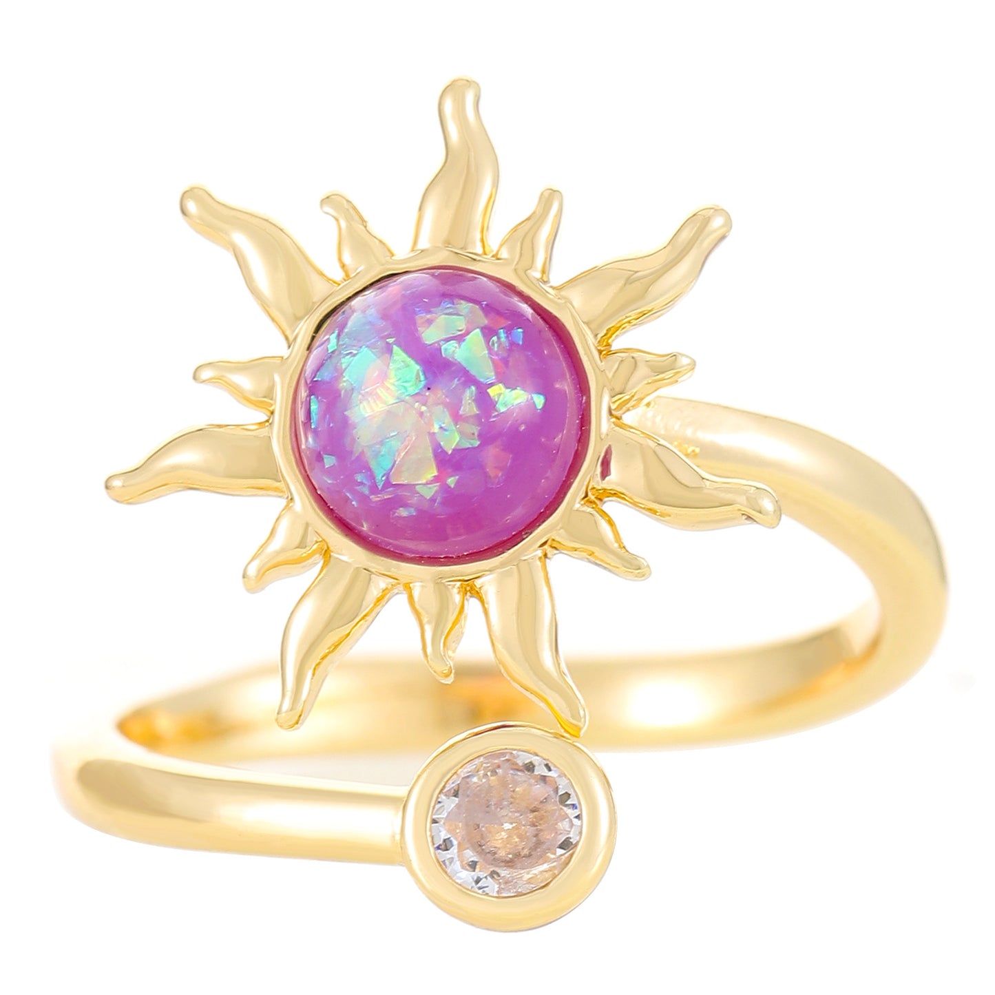Love Cross Open Female Special Interest Rings
