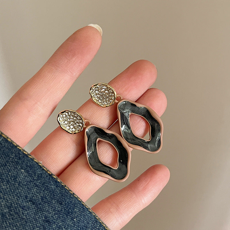 Women's Mori Style French Retro Camellia For Design Earrings