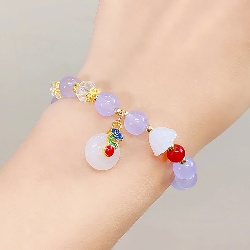 Safety Buckle Sweet Tassel Hand Toy Bracelets