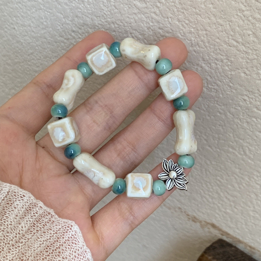 Niche Retro Chinese Beaded Handmade Stall Bracelets