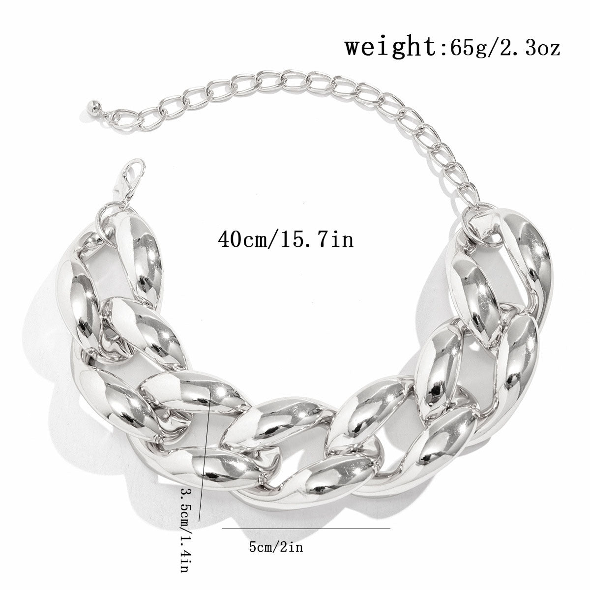 Women's Punk Thick Chain Stitching Simple Fashion Necklaces