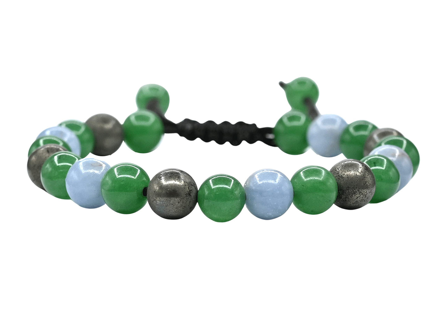 Stone Fluorite Hematite Tiger Eye Rose Bracelets