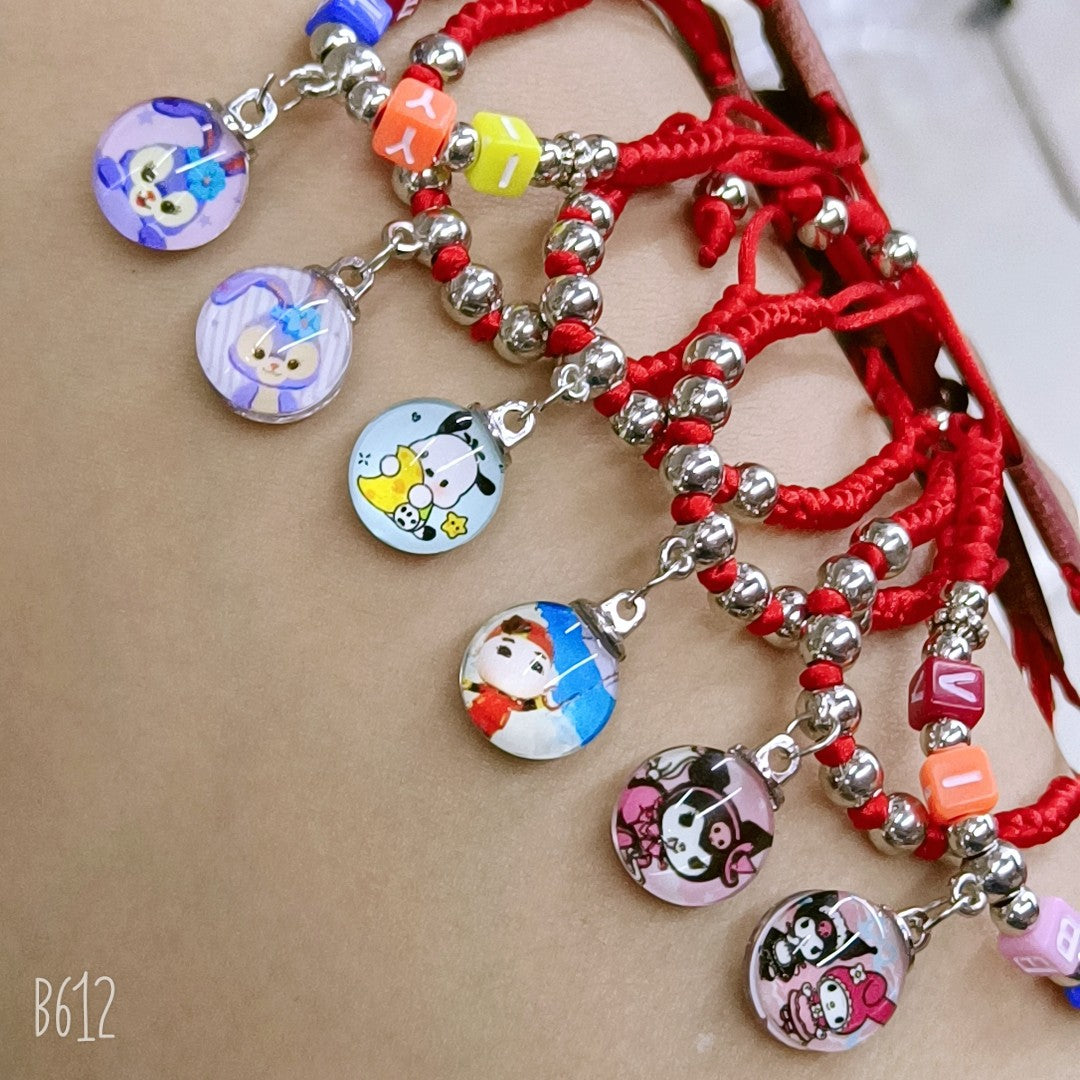 Simplicity Rope Scenic Spot Hand-woven Amber Dried Flower Bracelets