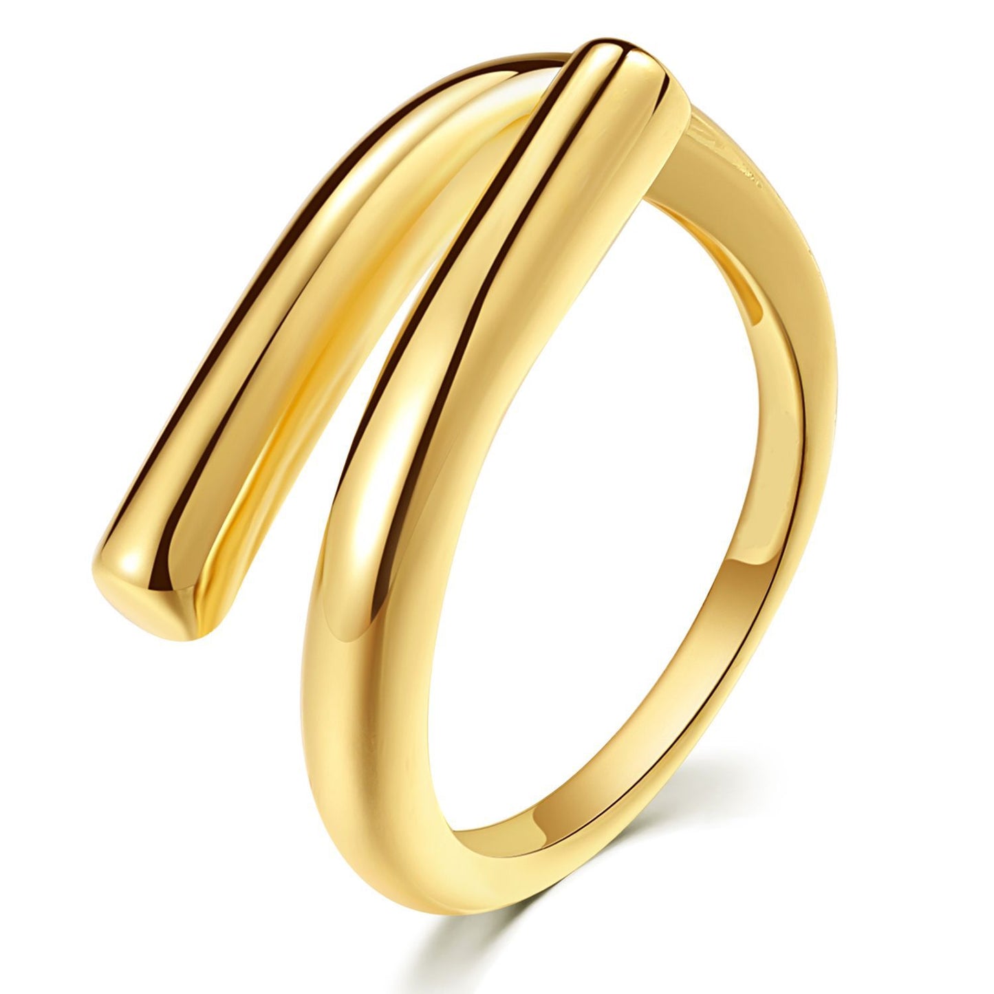 Open Letter Smiley Cross Love Surrounding Bamboo Joint Rings