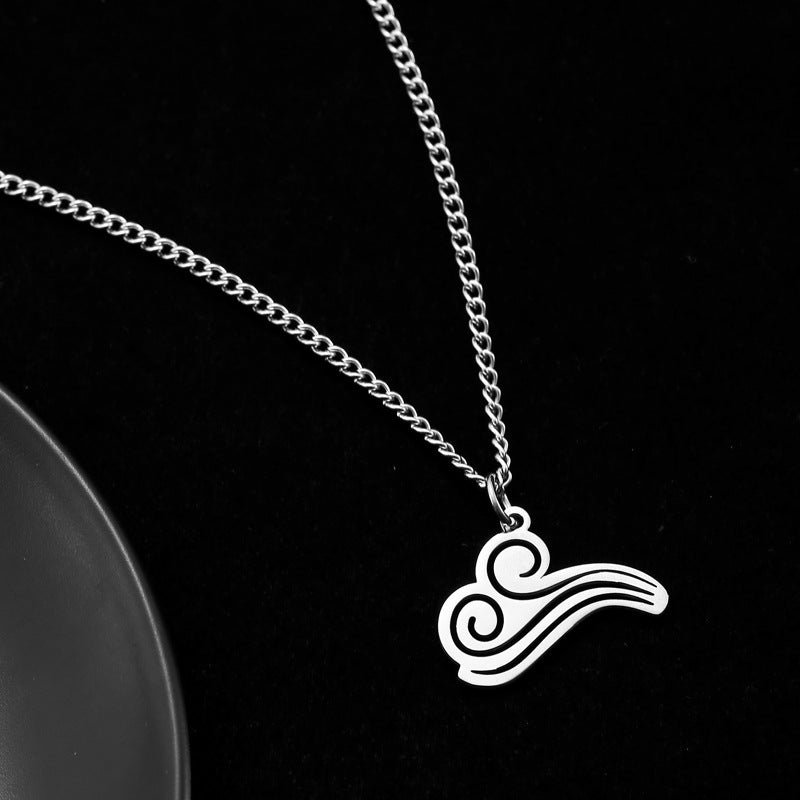 Women's & Men's Air Breeze Titanium Steel Does Not Fade Personality Sweater Pendants