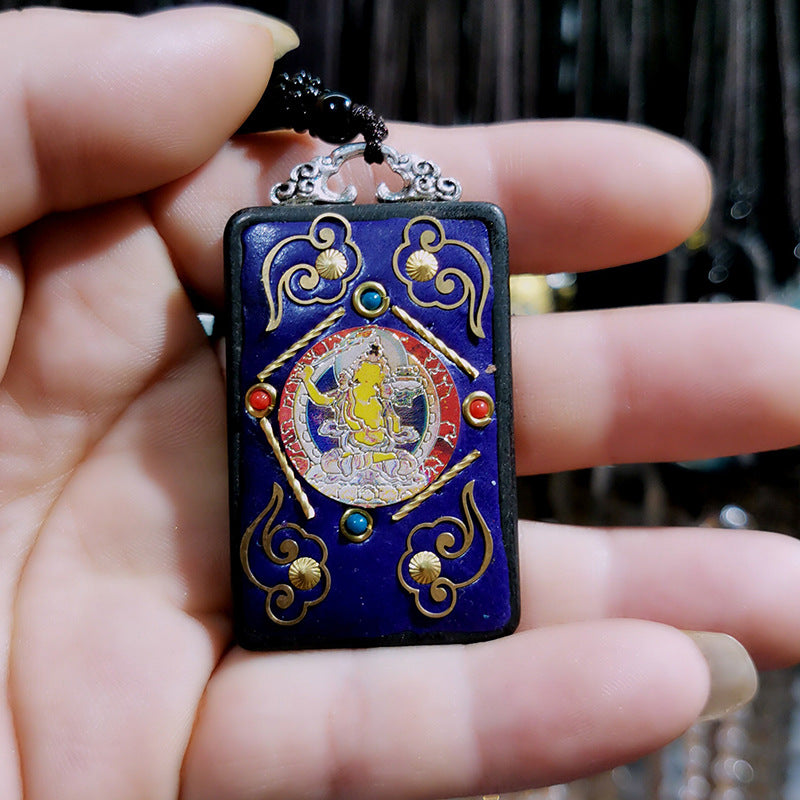 Tibetan Vintage Blackwood Father's Day Sweater Necklaces